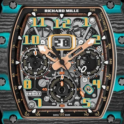 Richard Mille RM 11-03 Ultimate Edition, dial detail
