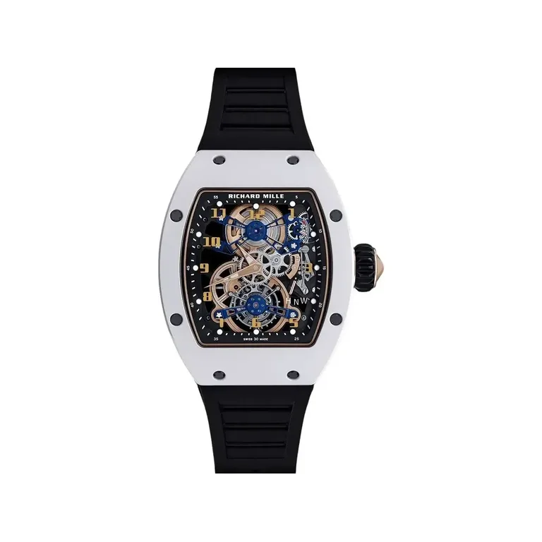 Richard Mille RM 17-02 Tourbillon, white ATZ ceramic and red gold, front