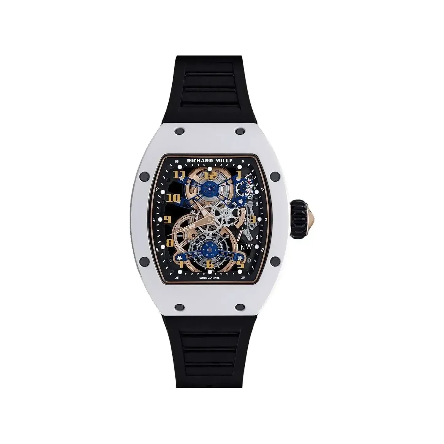 Richard Mille RM 17-02 Tourbillon, white ATZ ceramic and red gold, front