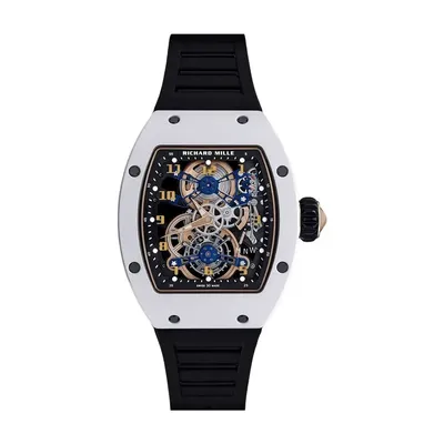 Richard Mille RM 17-02 Tourbillon, white ATZ ceramic and red gold, front