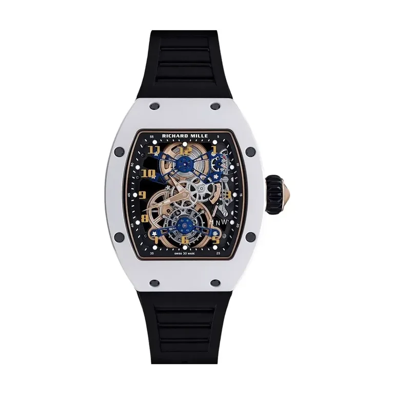 Richard Mille RM 17-02 Tourbillon, white ATZ ceramic and red gold, front