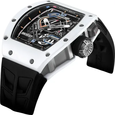 Richard Mille RM 30-01 White Ceramic, three-quarter view low