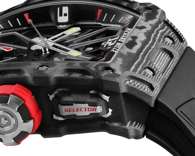 Richard Mille RM 35-03 Black Carbon TPT, function selector