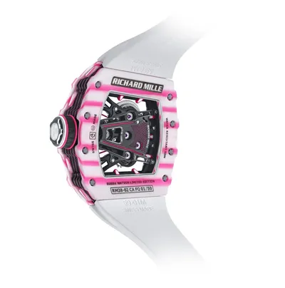 Richard Mille RM 38-02 Tourbillon Bubba Watson, case back, angled