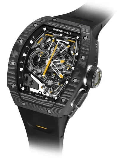 Richard Mille RM 43-01 Carbon TPT, three-quarter view