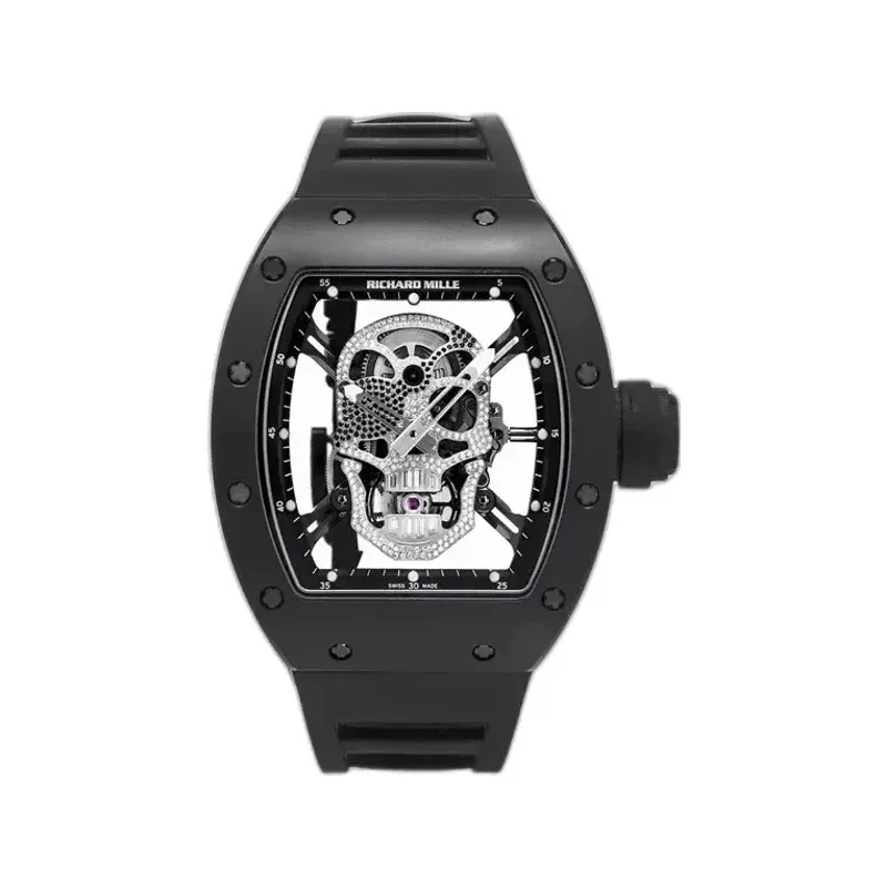 Richard Mille RM 52-01 Black Ceramic Diamond Skull
