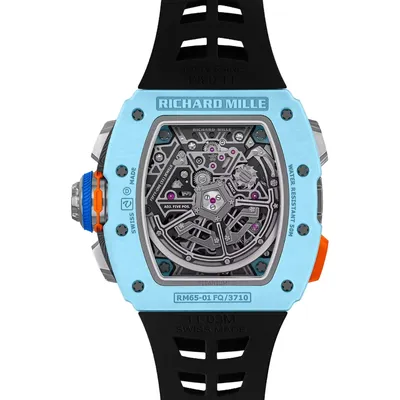 Richard Mille RM 65-01 Pastel Blue Quartz TPT, case back