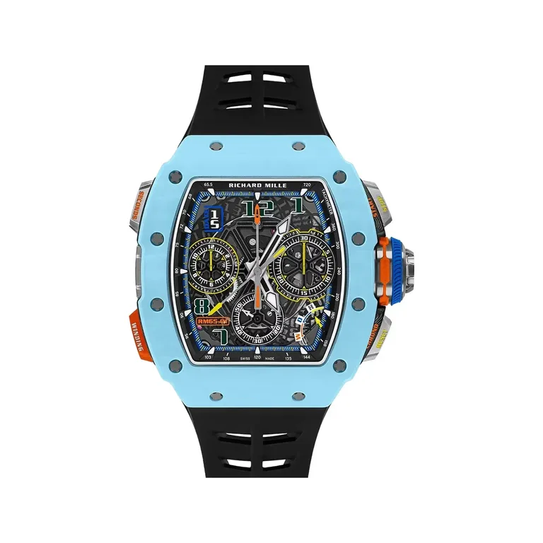 Richard Mille RM 65-01 Pastel Blue Quartz TPT, front