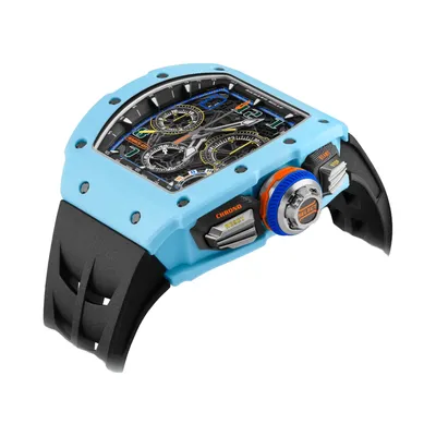 Richard Mille RM 65-01 Pastel Blue Quartz TPT, side profile