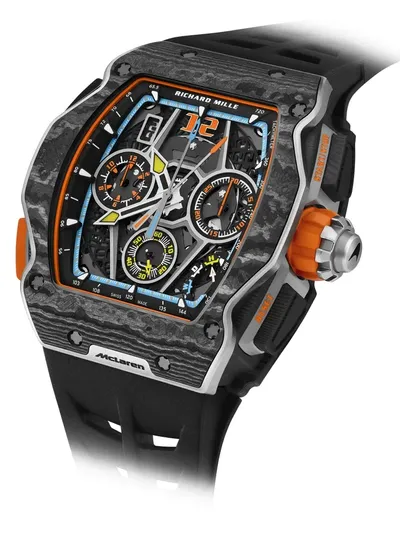 Richard Mille RM 65-01 Split-Seconds Chronograph McLaren W1, three-quarter view