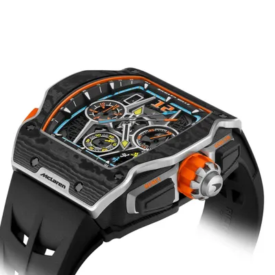 Richard Mille RM 65-01 Split-Seconds Chronograph McLaren W1, three-quarter view low