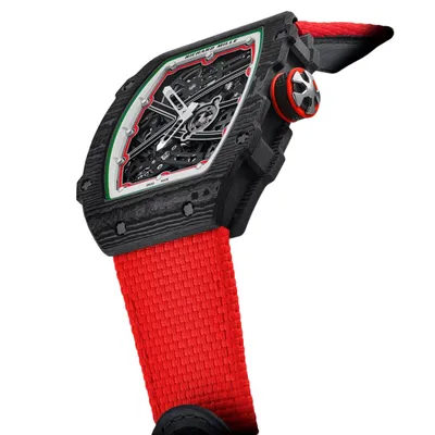 Richard Mille RM 67-02 Black Carbon TPT Italy, three-quarter view low