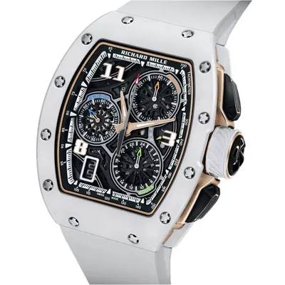 Richard Mille RM 72-01 White Ceramic, three-quarter view