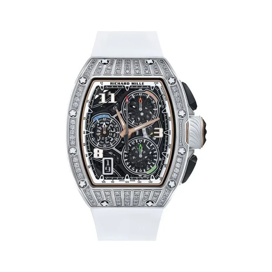 Richard Mille RM 72-01 White Gold Mid Setting