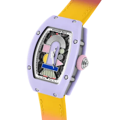 Richard Mille RM07-01 Coloured Ceramic Lavender Pink Limited Edition — reference RM07-01 WG-TZP LP, view 2