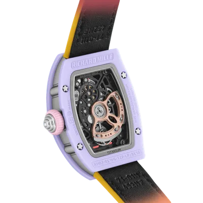 Richard Mille RM07-01 Coloured Ceramic Lavender Pink Limited Edition — reference RM07-01 WG-TZP LP, view 3