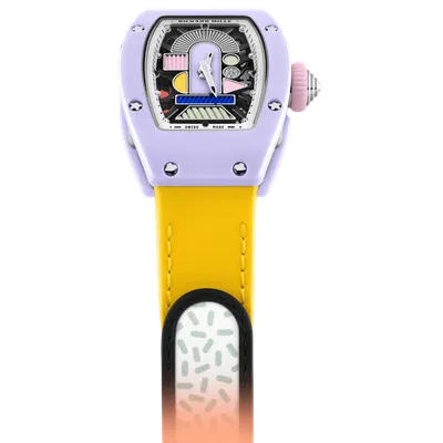 Richard Mille RM07-01 Coloured Ceramic Lavender Pink Limited Edition — reference RM07-01 WG-TZP LP, view 6