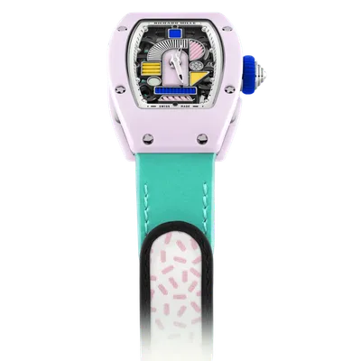 Richard Mille RM07-01 Coloured Ceramic Pastel Pink Limited Edition — reference RM07-01 WG-TZP P, view 3
