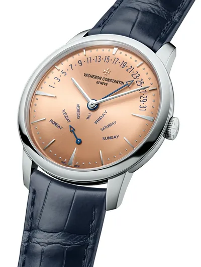 Vacheron Constantin Patrimony Retrograde Day-Date, three-quarter view