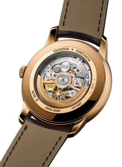 Vacheron Constantin Patrimony Moon Phase Retrograde Date, case back
