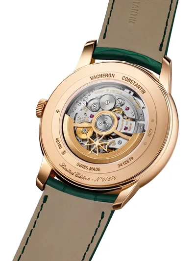 Vacheron Constantin Patrimony Moon Phase Retrograde Date, case back