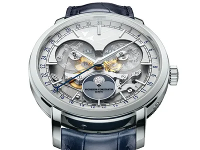 Vacheron Constantin Traditionnelle Complete Calendar Openface, dial detail