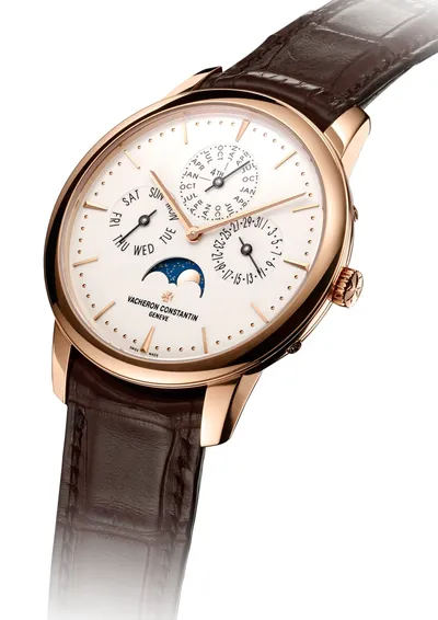 Vacheron Constantin Patrimony Perpetual Calendar Ultra-Thin, three-quarter view