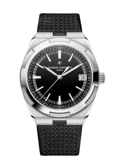 Vacheron Constantin Overseas Self-Winding, on the black rubber strap