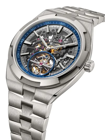 Vacheron Constantin Overseas Tourbillon Skeleton, three-quarter view