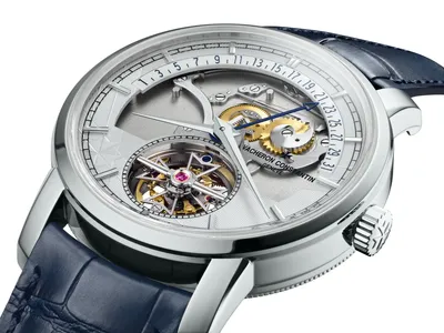 Vacheron Constantin Traditionnelle Tourbillon Retrograde Date Openface, dial detail