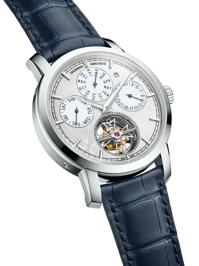 Vacheron Constantin Traditionnelle Tourbillon Perpetual Calendar, dial detail
