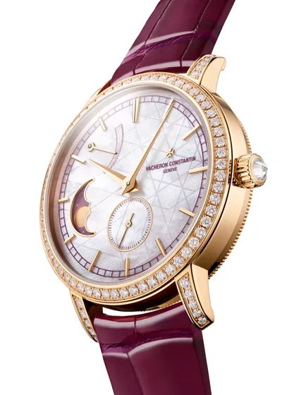 Vacheron Constantin Traditionnelle Moon Phase, dial detail