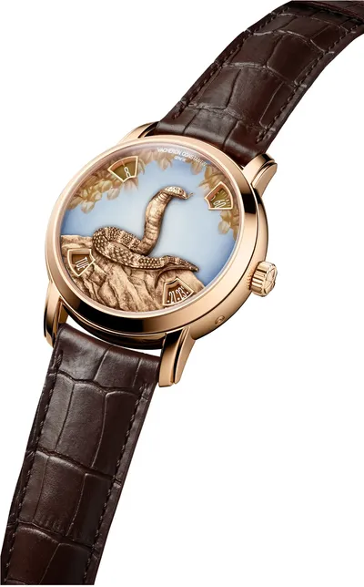 Vacheron Constantin Métiers d’Art The Legend of the Chinese Zodiac - Year of the Snake, three-quarter view