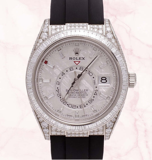 Sky-Dweller Diamond Bezel Meteorite Dial 326259TBR