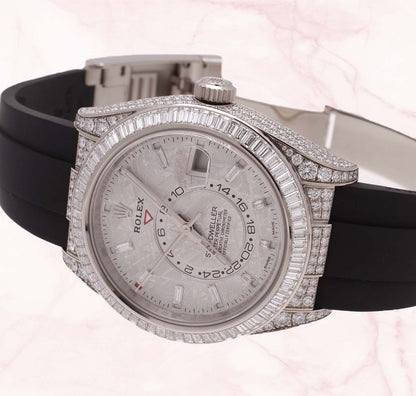 Sky-Dweller Diamond Bezel Meteorite Dial 326259TBR