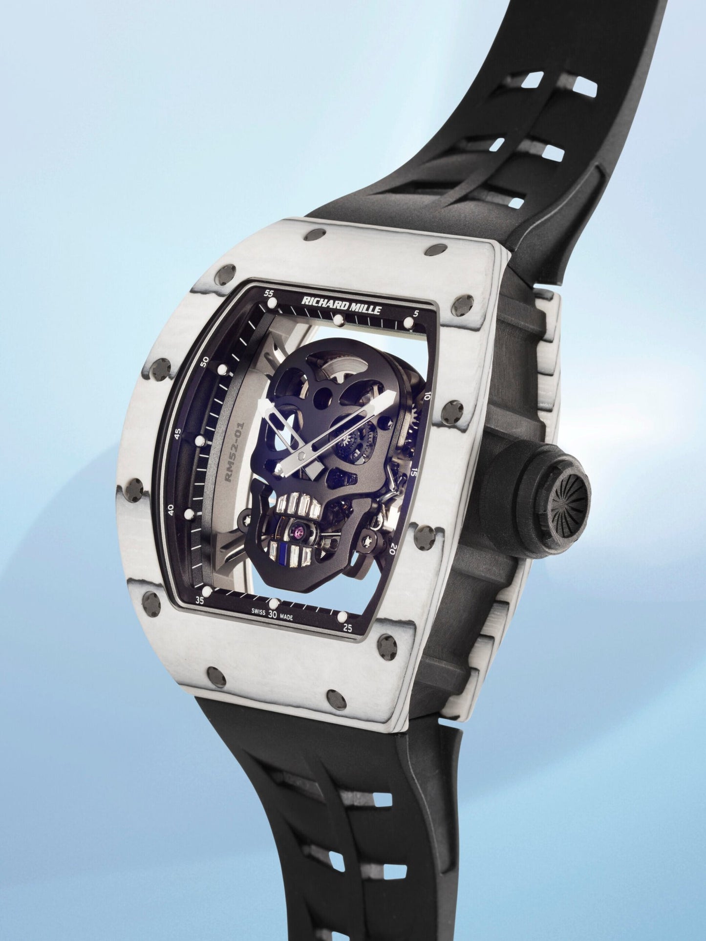 Richard Mille RM 52-01 Skull White Carbon