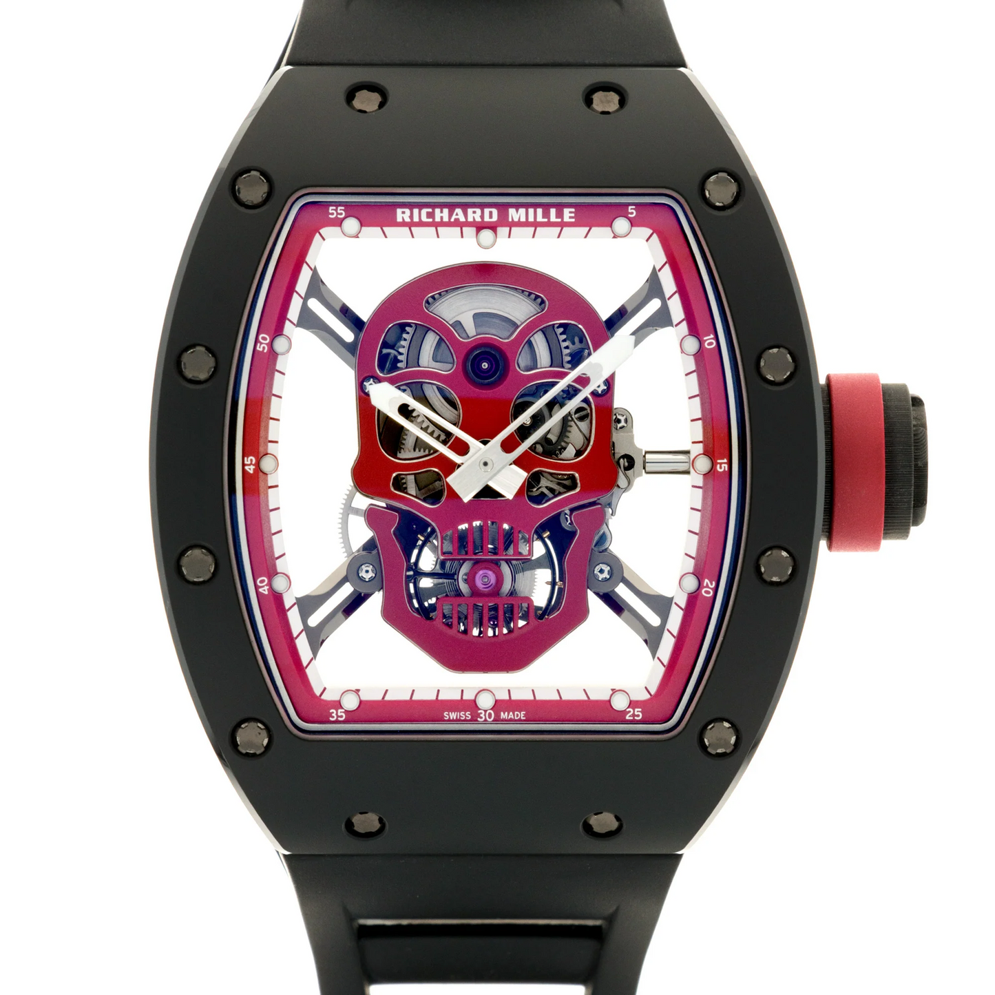 Richard Mille RM 52-01 Skull Black Ceramic Red