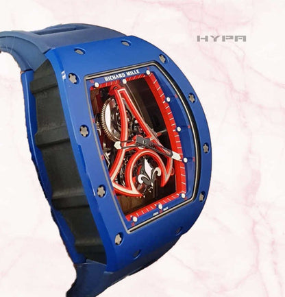 Richard Mille RM 52-03 'PSG Tourbillon Edition' Blue Ceramic