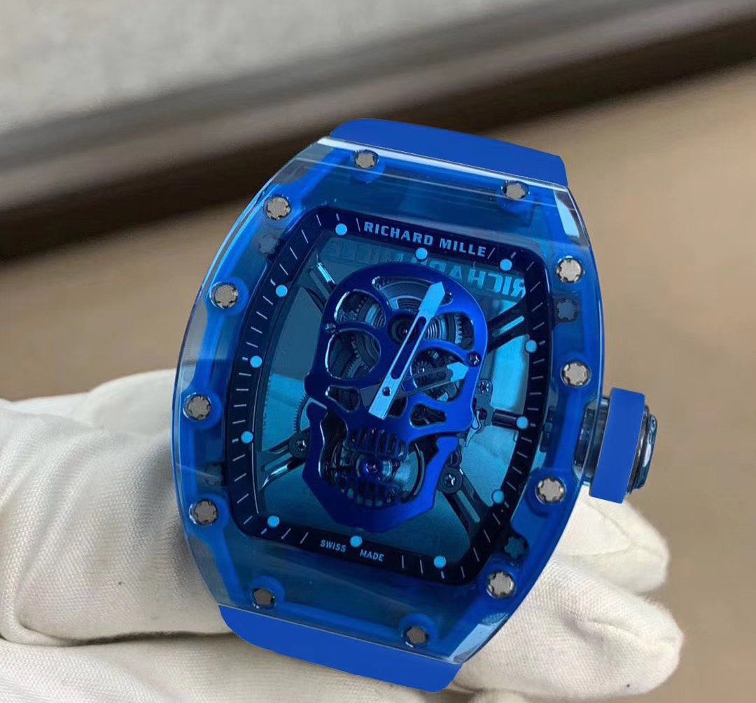 Richard Mille RM 52-04 Skull Tourbillon Blue Sapphire