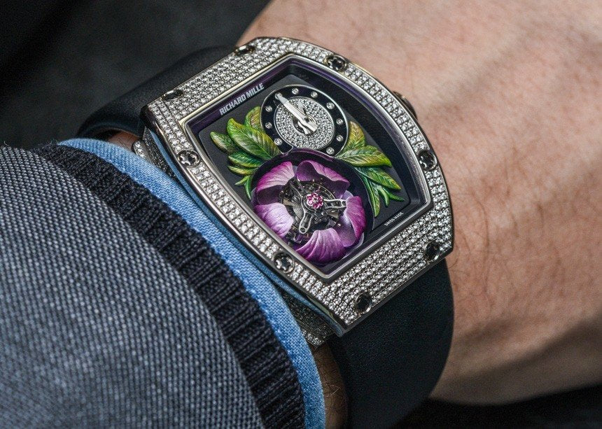 Richard Mille RM 19-02 Fleur Tourbillon White Gold Diamond Set