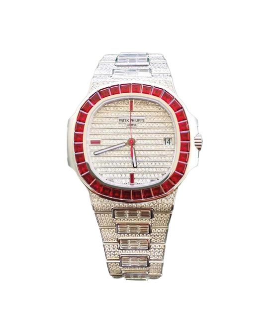 Patek Philippe Nautilus 5719/12G White Gold, Ruby and Diamond