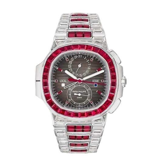 Patek Philippe Nautilus 5990/1422G White Gold, Diamond and Ruby Set