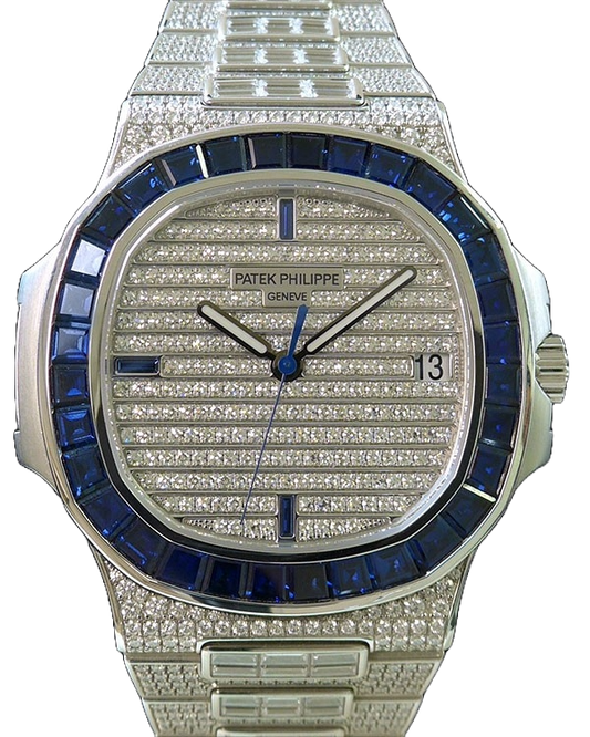 Patek Philippe Nautilus 5719/11G White Gold, Sapphire and Diamond