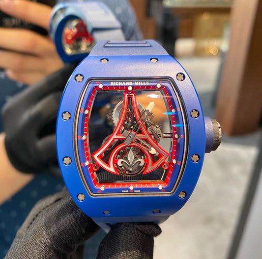 Richard Mille RM 52-03 'PSG Tourbillon Edition' Blue Ceramic