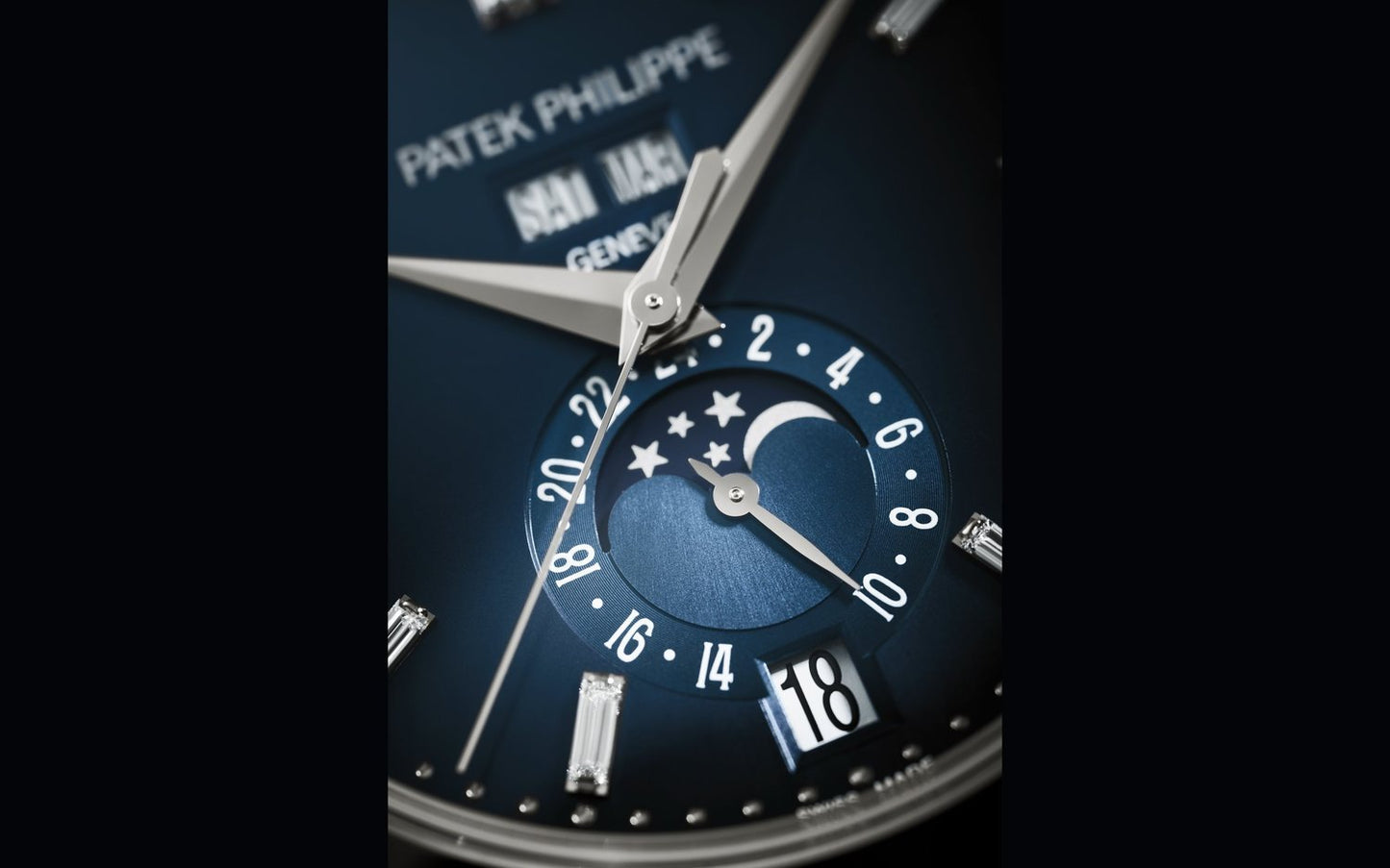 Patek Philippe Complications Annual Calendar Moon Phases 5396G-017