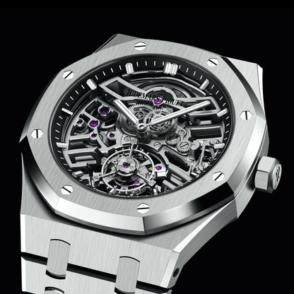 Audemars Piguet Royal Oak Selfwinding Flying Tourbillon Openworked "50th Anniversary" 26735ST.OO.1320ST.01