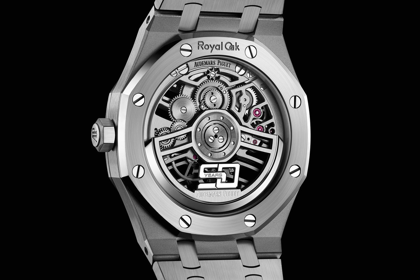 Audemars Piguet Royal Oak Selfwinding Flying Tourbillon Openworked "50th Anniversary" 26735ST.OO.1320ST.01