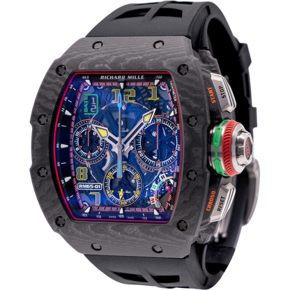 Richard Mille RM 65-01 Black Carbon Automatic Winding Split-seconds Chronograph