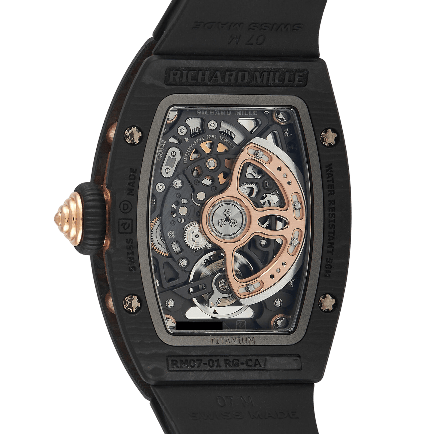 Richard Mille RM 07-01 RG CA Baguette Diamond Automatic Winding