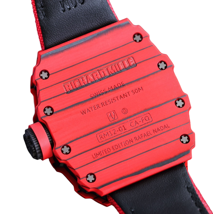 Richard Mille RM 12-01 Tourbillon Rafael Nadal Limited Edition Red Carbon